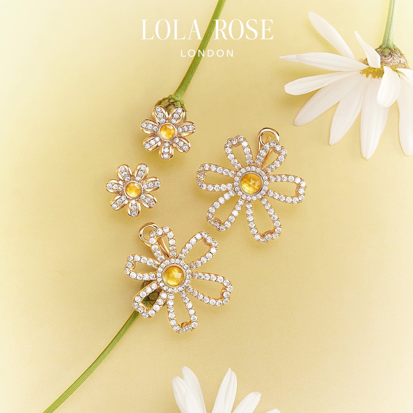 Daisy Statement Earrings (Shipping from March 21th)