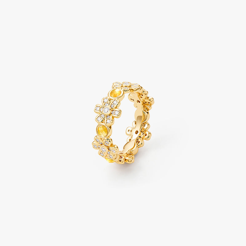 Daisy Mini Band Ring (Shipping from March 21th)