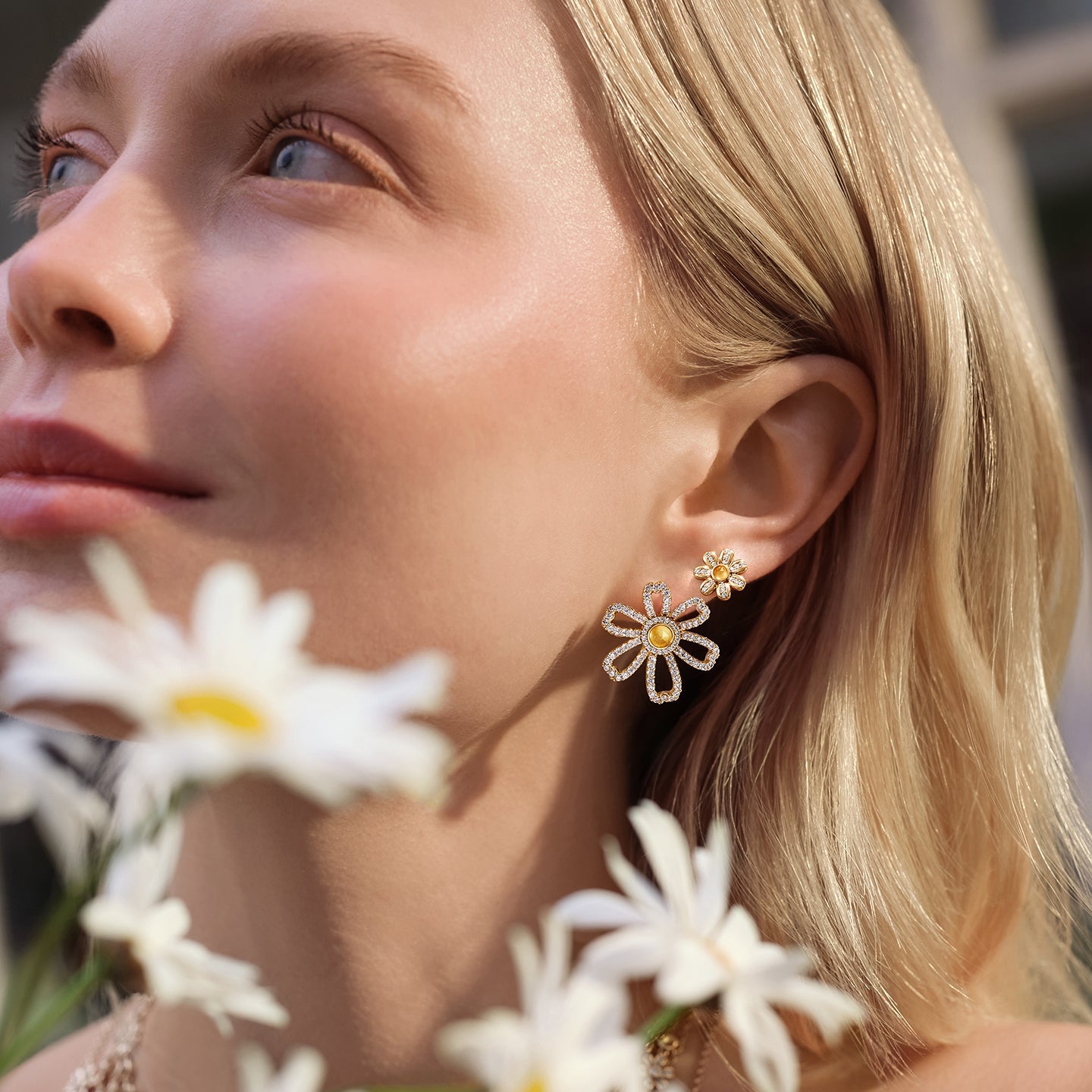 Daisy Stud Earrings (Shipping from March 21th)