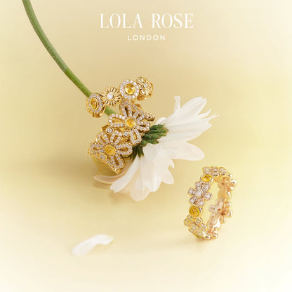 Daisy Floral Band Ring (Shipping from March 21th)