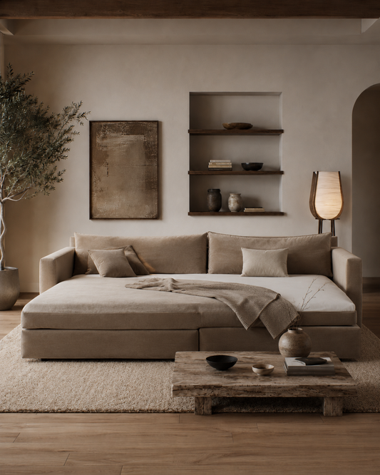 Haven Deep Lounge Daybed Sofa – Luxury Modern Modular Seating