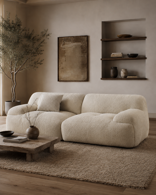 Premium Modular Cloud Sofa / Modern Organic Sectional Sofa