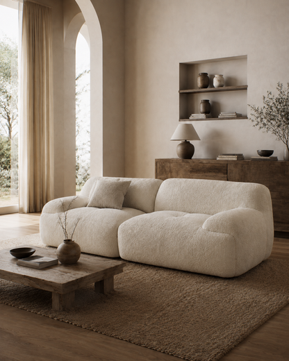 Premium Modular Cloud Sofa / Modern Organic Sectional Sofa