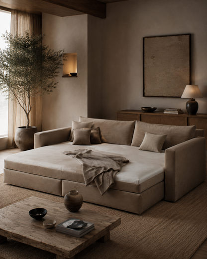 Haven Deep Lounge Daybed Sofa – Luxury Modern Modular Seating