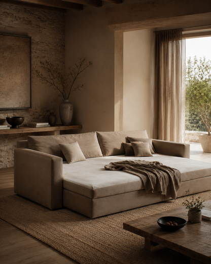 Haven Deep Lounge Daybed Sofa – Luxury Modern Modular Seating